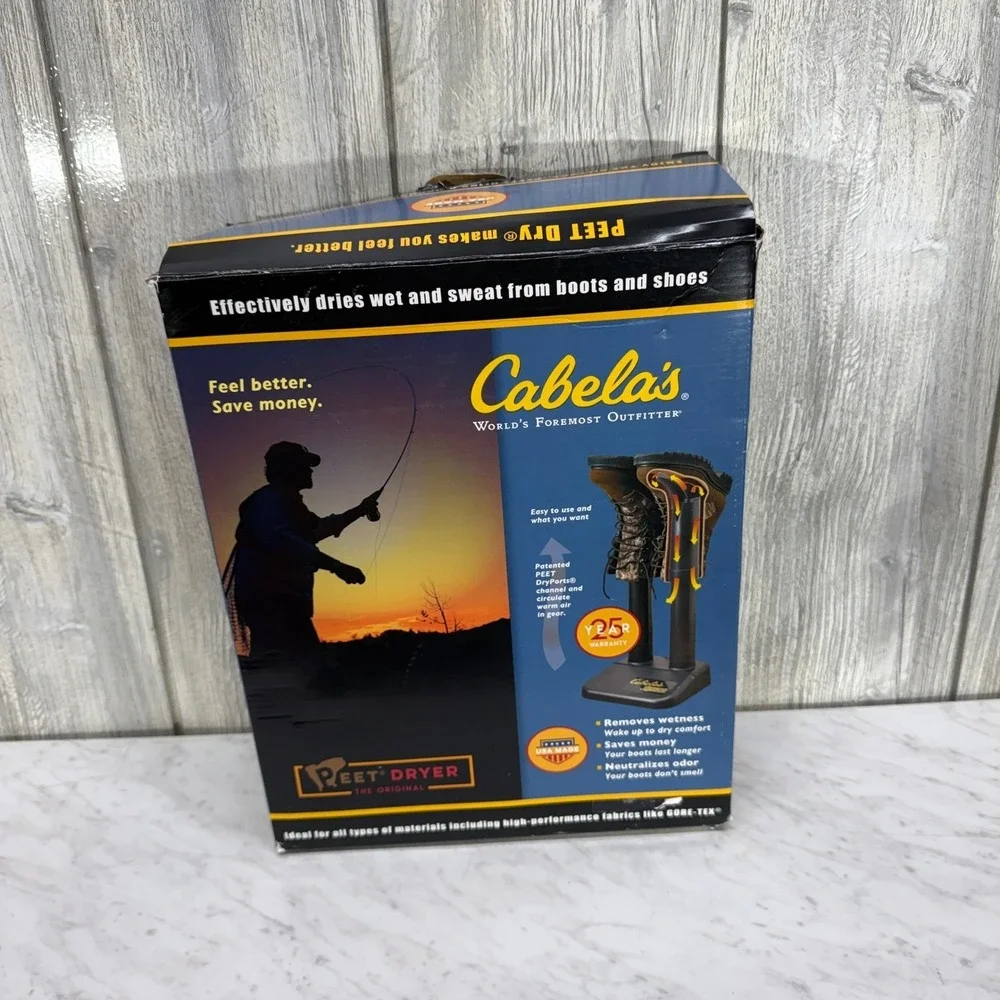Cabelas Peet Shoe and Boot Dryer Original Electric Footwear Dryer Made in USA
